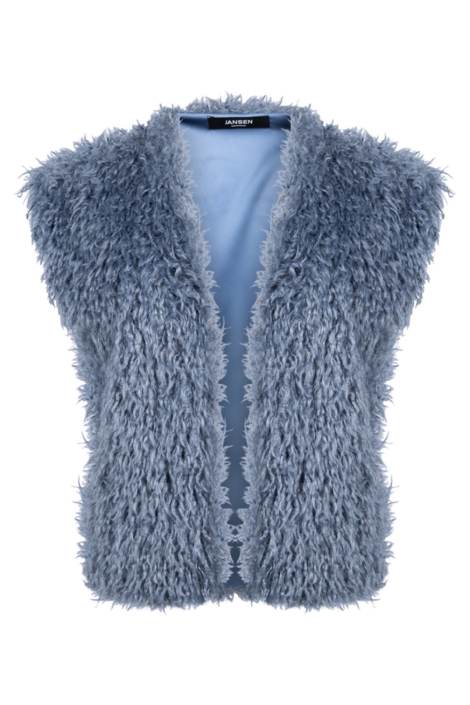 Juffrouw Jansen dali w25 gilet ff 276 fake fur